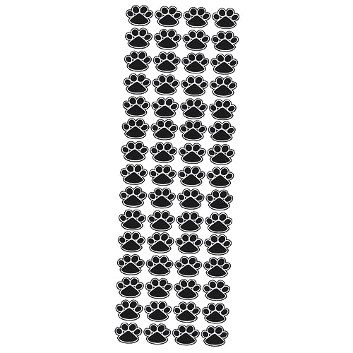 COOPHYA 3 Sätze Aufkleber Für Hundepfoten Welpen-patch Pfotenpflaster Hundeaufnäher Für Kleidung Abzeichen Annähen Tuch Pads Welpenpfote Pfotenabdruck Haustier Black Stoff 20 Stück * 3 von COOPHYA