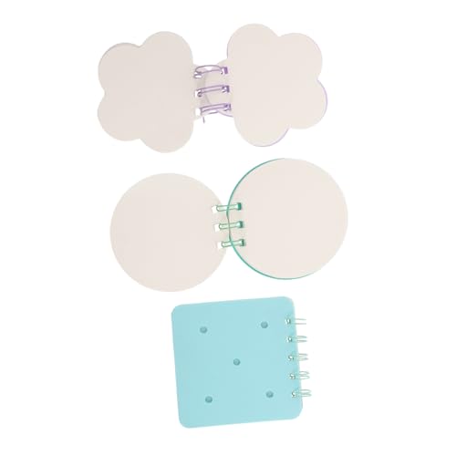 COOPHYA 3 Stück Diy Cartoon Notizblöcke Kreative Notizhefte für Schule Büro und Reisen Witzige Handliche Memo Pads für Täglichen Gebrauch von COOPHYA
