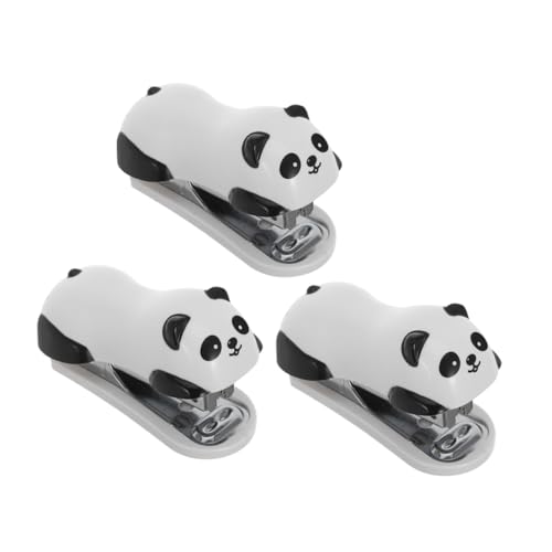 COOPHYA 3 Stück Mini Panda Heftgerät Teiliges Tragbares Kompaktes Heftgerät für Büro Zuhause und Schule mit Integriertem Heftklammern Entferner für Papierbindung COOPHYA 3 Stück Mini Panda Heftgerät Teiliges Tragbares Kompaktes Heftgerät für Büro Zuhause und Schule mit Integriertem Heftklammern Entferner für Papierbindung von COOPHYA