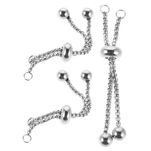 COOPHYA 3 Stücke Langlebige Schiebeketten für Diy Schmuckherstellung Vakuumveredelt für Armbänder COOPHYA 3 Stücke Langlebige Schiebeketten für Diy Schmuckherstellung Vakuumveredelt für Armbänder von COOPHYA