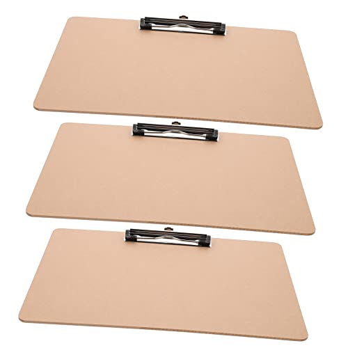 COOPHYA 3 Teiliger Schreibblock Clip, Kleine Klemmbretter, Tablet Schreibtafel, Schreibwaren Clip, Still Klemmbrett, Krankenschwester Klemmbrett, Aufbewahrungs Klemmbrett, Robuste von COOPHYA