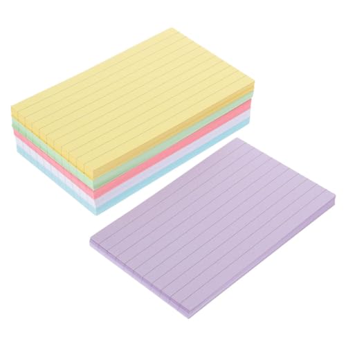 COOPHYA 300 Blatt Bunte Indexkarten Vielseitig Einsetzbare Notizkarten für Zuhause Schule und Büro Leicht und Handlich für Notizen Erinnerungen und Aufgaben von COOPHYA
