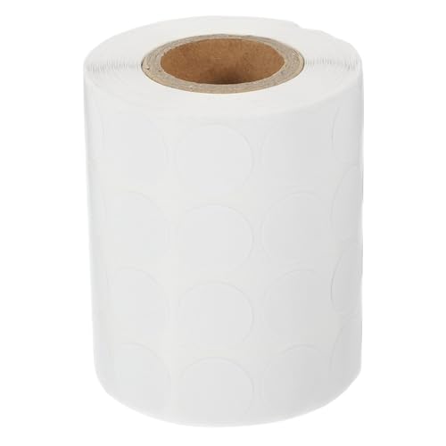COOPHYA 3000 Stück Runde Etiketten Punktaufkleber, Blanke Punktaufkleber, Blanke Etiketten, Runde Aufkleber, Etiketten, Kleine Punktaufkleber, Kleidung, DIY Etikett, Blanke von COOPHYA