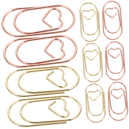 COOPHYA 30Stücke Herzförmige Büroklammern Dekorative Papierclips Roségold und Vielseitig Einsetzbar für Schule Büro und für Verschiedene Anlässe COOPHYA 30Stücke Herzförmige Büroklammern Dekorative Papierclips Roségold und Vielseitig Einsetzbar für Schule Büro und für Verschiedene Anlässe von COOPHYA