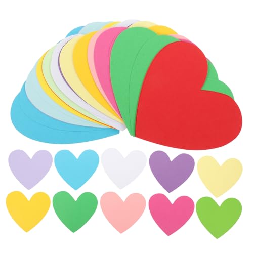 COOPHYA 30stücke Herzausschnitte Papierausschnitte Farbige Papierausschnitte Herzform Ausschnitte Dekoration Für Kinderzimmer Schlafzimmer Wohnzimmer Klassenzimmer Wanddeko Ornament Diy von COOPHYA