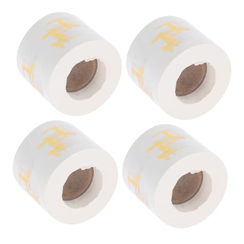 COOPHYA 4 Rollen Aufkleber Transparente Etiketten für Geschenkverpackungen Hochzeiten Partys und Geschäftliche Zwecke Selbstklebende Sticker mit Elegantem Golddesign von COOPHYA