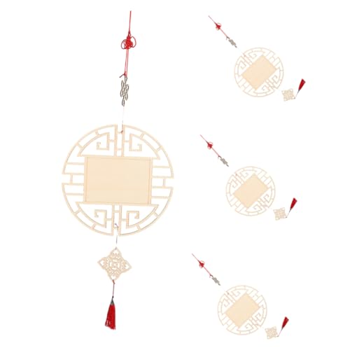 COOPHYA 4 Stück Chinesische Knoten Hängedekoration für Festtagsdeko und Wandornamente zur Verschönerung von Klassenzimmern von COOPHYA