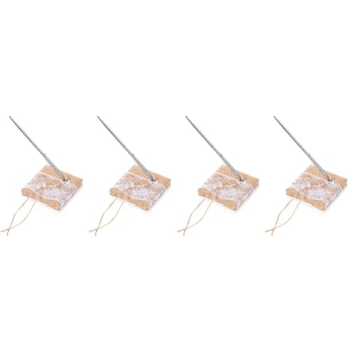 COOPHYA 4 Stück Hochzeit Stift mit Halter aus Eleganter Signierstift für Hochzeitsfeiern Praktischer und Stilvoller Kugelschreiber für Besondere Anlässe für Gästebücher und Feierlichkeiten COOPHYA 4 Stück Hochzeit Stift mit Halter aus Eleganter Signierstift für Hochzeitsfeiern Praktischer und Stilvoller Kugelschreiber für Besondere Anlässe für Gästebücher und Feierlichkeiten von COOPHYA