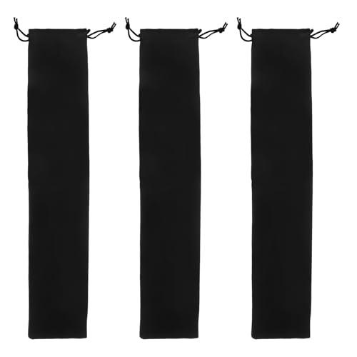 COOPHYA 4-teilige beflockte Handfächertasche mit Kordelzug, Hand-Faltfächer-Tasche, Schutzhüllen, kompakter Reise-Aufbewahrungs-Organizer für Frauen von COOPHYA