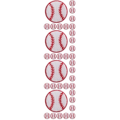 COOPHYA 40 Stück Bestickte Baseball Etiketten, Stickflicken Für Kleidung, Dekorative Kleidungsflicken, Kleine Mantelflicken, Stoffaufkleber, Flicken Für Kleidung, Flicken, Jacken, COOPHYA 40 Stück Bestickte Baseball Etiketten, Stickflicken Für Kleidung, Dekorative Kleidungsflicken, Kleine Mantelflicken, Stoffaufkleber, Flicken Für Kleidung, Flicken, Jacken, von COOPHYA