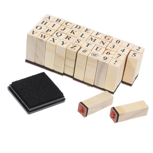 COOPHYA 40 Stück DIY Holzstempel Teiliges Alphabet Stempelset für Scrapbooking und Journaling aus Robustem Holz für Kreative Bastelprojekte mit Einfachen Lager und Transportmöglichkeiten COOPHYA 40 Stück DIY Holzstempel Teiliges Alphabet Stempelset für Scrapbooking und Journaling aus Robustem Holz für Kreative Bastelprojekte mit Einfachen Lager und Transportmöglichkeiten von COOPHYA