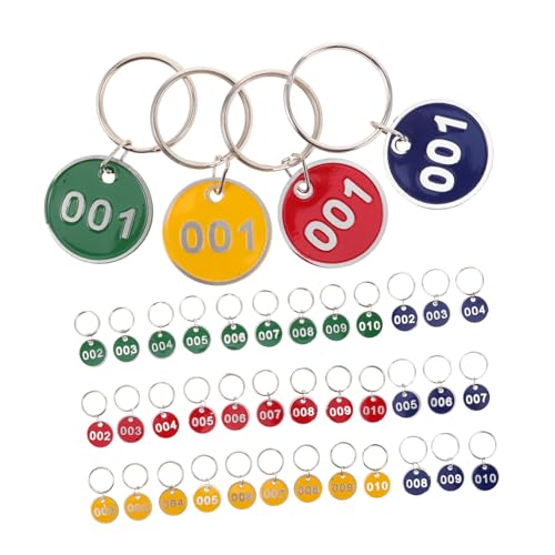 COOPHYA 40 Stück Robuste Metall Id Tags mit Schlüsselringen Doppelseitige Identifikation für Sauna und Spa Langlebige Aufbewahrungsetiketten COOPHYA 40 Stück Robuste Metall Id Tags mit Schlüsselringen Doppelseitige Identifikation für Sauna und Spa Langlebige Aufbewahrungsetiketten von COOPHYA