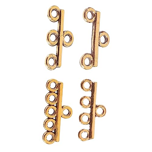COOPHYA 40Stücke DIY Schmuckverschlüsse für Armbänder Robuste und Langlebige Bastelmaterialien für Schmuckherstellung Antik Goldfarben von COOPHYA