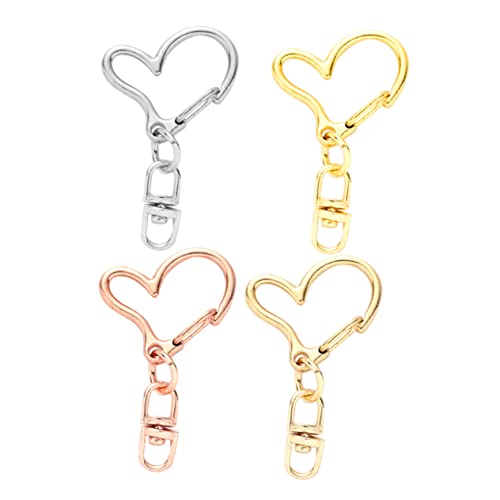 COOPHYA 40Stücke Herz Schlüsselanhänger Unregelmäßige Herzförmige Schnallen und Roségold für DIY Schmuckherstellung COOPHYA 40Stücke Herz Schlüsselanhänger Unregelmäßige Herzförmige Schnallen und Roségold für DIY Schmuckherstellung von COOPHYA