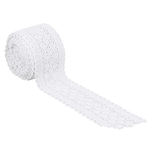 COOPHYA 5 Bandzubehör besticktes Band trimmen Glyzinien Spitzenband die hochzeitsdeko hochzeitsdeco stoffgürtel Fransenbesatz für Sofakissen Kleiderfransenbesatz Baumwollfaden Weiß COOPHYA 5 Bandzubehör besticktes Band trimmen Glyzinien Spitzenband die hochzeitsdeko hochzeitsdeco stoffgürtel Fransenbesatz für Sofakissen Kleiderfransenbesatz Baumwollfaden Weiß von COOPHYA