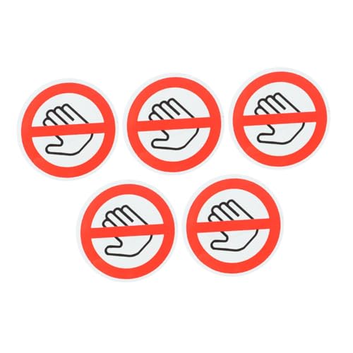 COOPHYA 5 Bögen Sicherheitsschild Aufkleber „Berühren Verboten“, Sicherheitsetikettenschild, Sicherheitsschilder, Selbstklebendes „Nicht Berühren“ Etikett, Vorsichtsschild, COOPHYA 5 Bögen Sicherheitsschild Aufkleber „Berühren Verboten“, Sicherheitsetikettenschild, Sicherheitsschilder, Selbstklebendes „Nicht Berühren“ Etikett, Vorsichtsschild, von COOPHYA