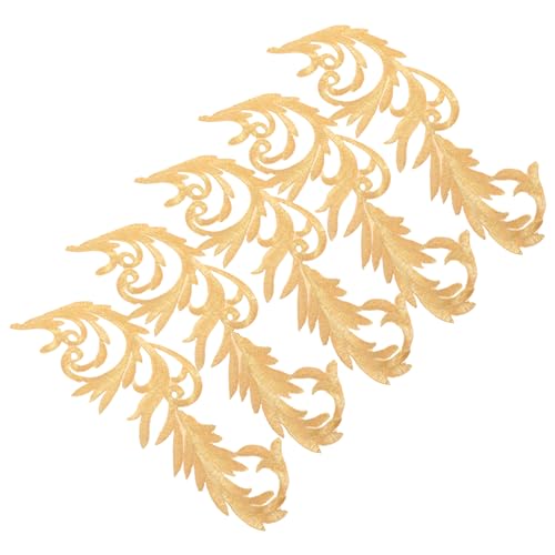 COOPHYA 5 Paar Bestickte Stoffflicken, Verschleißfeste Mantelflicken, Multifunktionale Mantelflicken, Cartoon Flicken, Verschleißfeste Kleidungsflicken, Kleidungsflicken, Bezaubernde von COOPHYA
