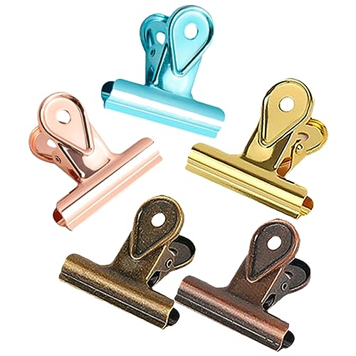 COOPHYA 5 Stück Metallklammern Praktische Büroklammern für Dokumente Notizen und Bastelprojekte Langlebig und Rutschfest für Büro und Schule COOPHYA 5 Stück Metallklammern Praktische Büroklammern für Dokumente Notizen und Bastelprojekte Langlebig und Rutschfest für Büro und Schule von COOPHYA