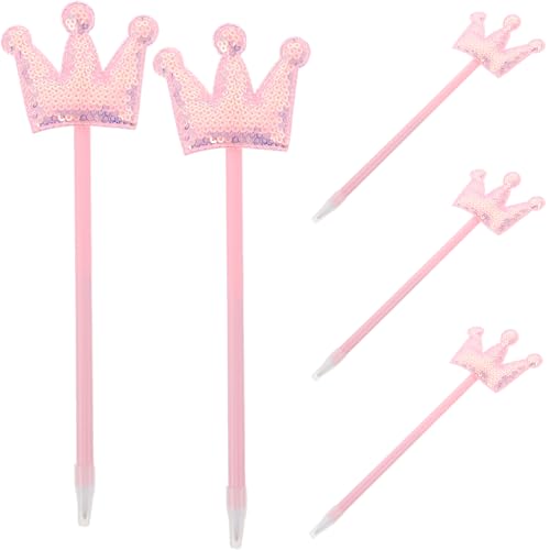COOPHYA 5-teiliges Kugelschreiber-Set, Bling Girls, kreatives Schreiben, Kugelschreiber für Kinder, Mädchen und Frauen, ideal für die Dekoration von Schule, Büro und Geburtstagsfeiern von COOPHYA