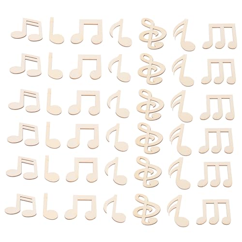 COOPHYA 50 Stück Noten Dekoration Heimdekoration Hängende Musiknoten Kunst Weihnachts Musiknoten Ornamente Weihnachtskranz Dekorationen Musiknoten Wanddekoration Musiknoten von COOPHYA