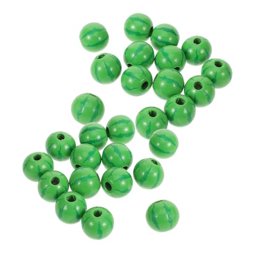 COOPHYA 50 Stück Wassermelonenperlen, Armbandperlen, Bemalte Holzperlen, Perlen, Armbandperlen, Holzperlen, Zarte Kleine Perlen, Abstandsperlen, Lose Perlen, Charms Für Armbänder COOPHYA 50 Stück Wassermelonenperlen, Armbandperlen, Bemalte Holzperlen, Perlen, Armbandperlen, Holzperlen, Zarte Kleine Perlen, Abstandsperlen, Lose Perlen, Charms Für Armbänder von COOPHYA