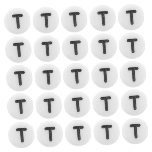 COOPHYA 500 Stück Alphabet Perlen, Buchstaben Perlen, Bastelperlen Für Armbänder, DIY Zubehör, Perlen Für Armbänder, Buchstaben Kunststoffperlen, Armbandzubehör, Handgefertigte von COOPHYA