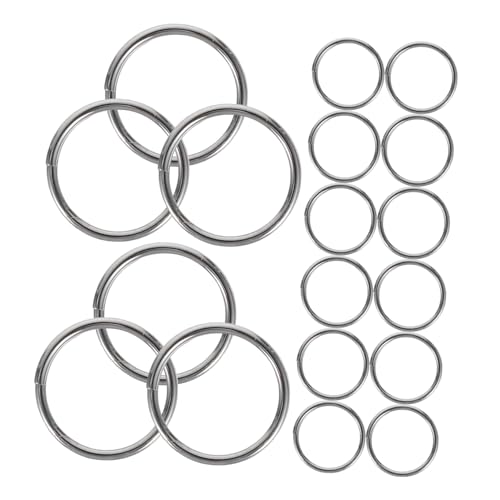 COOPHYA 500 Stück Schmuckverschluss Ringe Farbkodierte Offene Verbindungselemente für Armbänder Schlüsselanhänger Diy Bastelprojekte von COOPHYA
