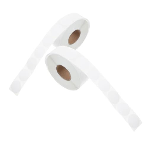 COOPHYA 5Rollen Runde Etikettenaufkleber Durchmesser Selbstklebende Punktaufkleber für Büro Einzelhandel Zuhause Klassenzimmer und Rückstandsfrei und Vielseitig von COOPHYA