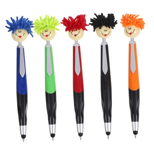 COOPHYA 5stücke Kugelschreiber Mit Lustigem Mop-design Teilig Und Multifunktionale Stifte Für Büro Und Alltag Für Kreative Köpfe COOPHYA 5stücke Kugelschreiber Mit Lustigem Mop-design Teilig Und Multifunktionale Stifte Für Büro Und Alltag Für Kreative Köpfe von COOPHYA