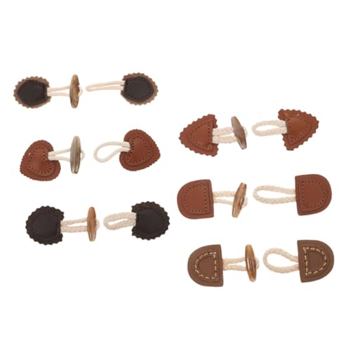 COOPHYA 6 Paare Knebelverschlüsse für Mäntel Jacken und Strickwaren Einfaches Langlebig für Diy Projekte COOPHYA 6 Paare Knebelverschlüsse für Mäntel Jacken und Strickwaren Einfaches Langlebig für Diy Projekte von COOPHYA