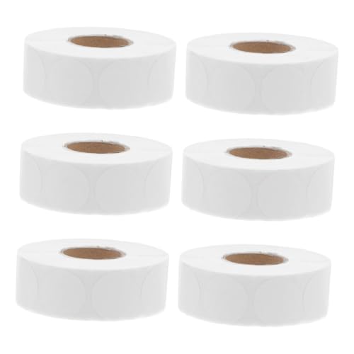 COOPHYA 6 Rollen Runde Selbstklebende Farbige Klebeetiketten für Büro Zuhause Klassenzimmer pro Ablösbar zur Organisation und Beschriftung von Gegenständen COOPHYA 6 Rollen Runde Selbstklebende Farbige Klebeetiketten für Büro Zuhause Klassenzimmer pro Ablösbar zur Organisation und Beschriftung von Gegenständen von COOPHYA