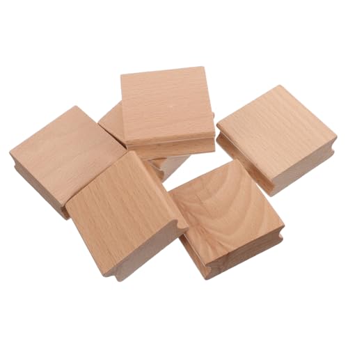 COOPHYA 6 Stück Holzblöcke: Diy-material Zur Herstellung Von Holzstempeln – Natürliche Holzblöcke Zum Basteln Von Stempeln, Aktivitäten Und Teambuilding von COOPHYA