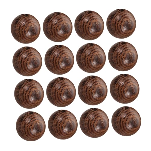 COOPHYA 60 Stück Retro Holzperlen Handgefertigte Diy Schmuckperlen für Armbänder und Einzigartige Zubehörteile für Bastelprojekte von COOPHYA