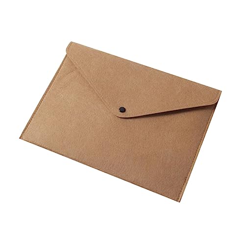 COOPHYA Filz Dokumententasche mit Druckknopf Organizer für Büro Schule und Zuhause Braun Praktische Aufbewahrungslösung für Dokumente und Unterlagen COOPHYA Filz Dokumententasche mit Druckknopf Organizer für Büro Schule und Zuhause Braun Praktische Aufbewahrungslösung für Dokumente und Unterlagen von COOPHYA