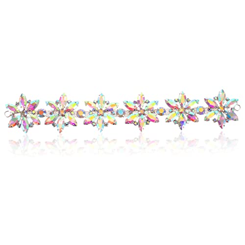 COOPHYA Glitzernde Strassapplikation für Diy Brautmode Wasserdrückblumen Patch für Hochzeitskleider Röcke Haarschmuck und Accessoires Dekoration für Hochzeiten und Handgefertigte Projekte COOPHYA Glitzernde Strassapplikation für Diy Brautmode Wasserdrückblumen Patch für Hochzeitskleider Röcke Haarschmuck und Accessoires Dekoration für Hochzeiten und Handgefertigte Projekte von COOPHYA