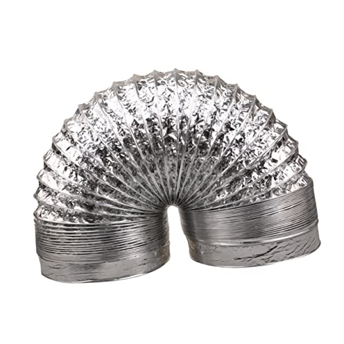COOPHYA Hochtemperaturbeständiger Dicker Aluminium Folien Abluftschlauch Flexibler Lüftungsschlauch mit Verstärktem Draht Geeignet für Hvac Küchen Badezimmer Gewächshäuser und Grow Rooms COOPHYA Hochtemperaturbeständiger Dicker Aluminium Folien Abluftschlauch Flexibler Lüftungsschlauch mit Verstärktem Draht Geeignet für Hvac Küchen Badezimmer Gewächshäuser und Grow Rooms von COOPHYA