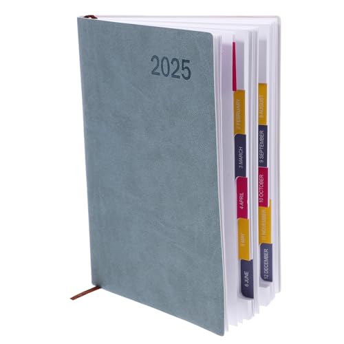 COOPHYA Kreativer Tagesplaner Notizblock Tragbares Planer Notizbuch aus PU für Effiziente Arbeitsorganisation für Büro und Schule Zartes Design Sanftem von COOPHYA