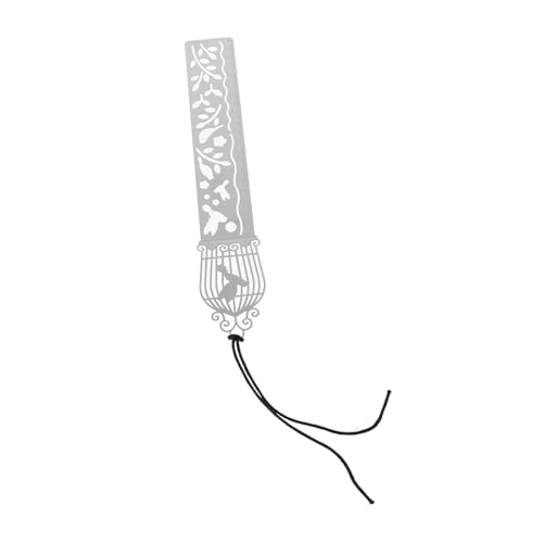 COOPHYA Lineal Lesezeichen, Ausgehöhltes Lesezeichen Lineal, Lesezeichen Schablone, Metall Lesezeichen Lineale, Schablonen, Schablonen Lineal Für DIY Zeichenschablone, Gerades Lineal, von COOPHYA