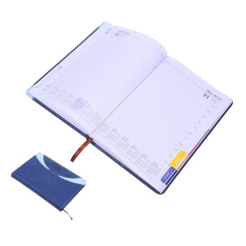 COOPHYA PU Notizbuch mit Monatsindex Tabs Tragbarer Planer für Persönliche und Berufliche Nutzung für Journaling Meetings und Reisen von COOPHYA
