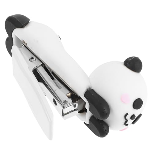 COOPHYA Panda Hefter, Niedliche Hefter Für Den Schreibtisch, Schreibtischzubehör Für Kinder, Mini Schulbedarf, Reisehefter, Mini Bürobedarfsset, Hefter Für Kinder, Hefter, Niedliches von COOPHYA
