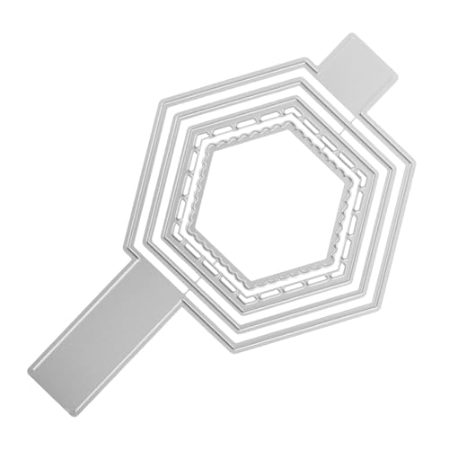 COOPHYA Scrapbooking Stanzformen, Sechseck Schablonenstanzformen Für Die Kartenherstellung, Metallstanzformen, Stanzformen Für Die Kartenherstellung, Bastelstanzformen, Stanzformen, COOPHYA Scrapbooking Stanzformen, Sechseck Schablonenstanzformen Für Die Kartenherstellung, Metallstanzformen, Stanzformen Für Die Kartenherstellung, Bastelstanzformen, Stanzformen, von COOPHYA