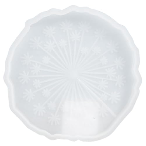 COOPHYA Silikonform Untersetzer mit Muster DIY Epoxidharz Gießform Kreative Silikonform für Cup Coaster Einfache Langlebig für Bastelprojekte von COOPHYA