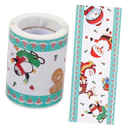 COOPHYA Weihnachtlicher Schwarze Tafel Randaufkleber Abziehbares Dekorative Border Trim für Schulklassen Selbstklebend Wetterfest Vielseitig Zuschneidbar Einfache Anwendung von COOPHYA