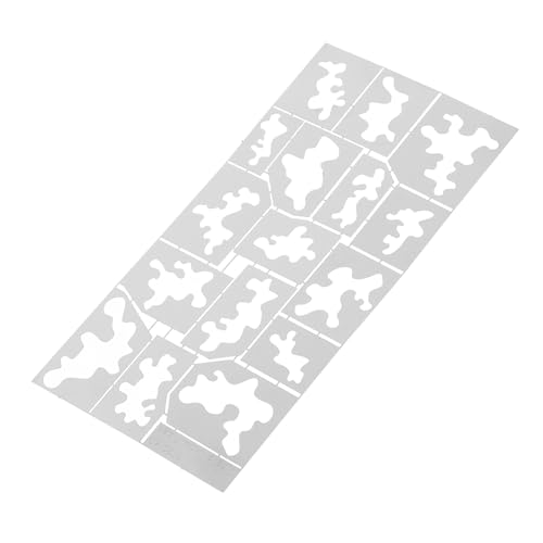 COOPHYA Wiederverwendbare Schablone für Camouflage Designs Universelles Malwerkzeug für Holzprojekte Scrapbooking und Journaling von COOPHYA