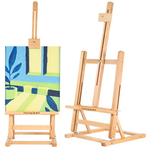 COOZEE Grundlegende H-Frame-Tabletop-Staffelei, Einstellbare Buchenwood -Desktop -Staffelei, tragbarer Gemälde für Anfänger und Künstler, die Leinwand bis zu 61 cm hoch halten COOZEE Grundlegende H-Frame-Tabletop-Staffelei, Einstellbare Buchenwood -Desktop -Staffelei, tragbarer Gemälde für Anfänger und Künstler, die Leinwand bis zu 61 cm hoch halten von COOZEE