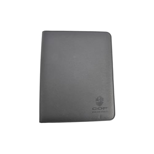 COP 21908 Dokumentenmappe für Tablet bis 12,9 Zoll, inkl.A5 Notizblock, 2. Wahl/schwarz mit COP-Logo von COP