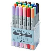 COPIC® Ciao Layoutmarker-Set farbsortiert 1,0 + 6,0 mm, 24 St. von COPIC®