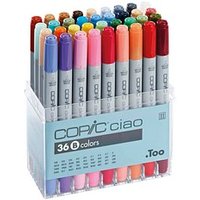 COPIC® Ciao B Layoutmarker-Set farbsortiert 1,0 + 6,0 mm, 36 St. von COPIC®