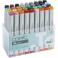 COPIC® Classic Layoutmarker-Set farbsortiert 1,0 + 6,0 mm, 36 St. von COPIC®