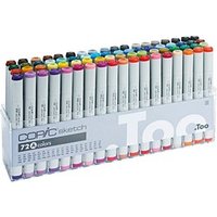COPIC® Sketch A Layoutmarker-Set farbsortiert 1,0 + 6,0 mm, 72 St. von COPIC®